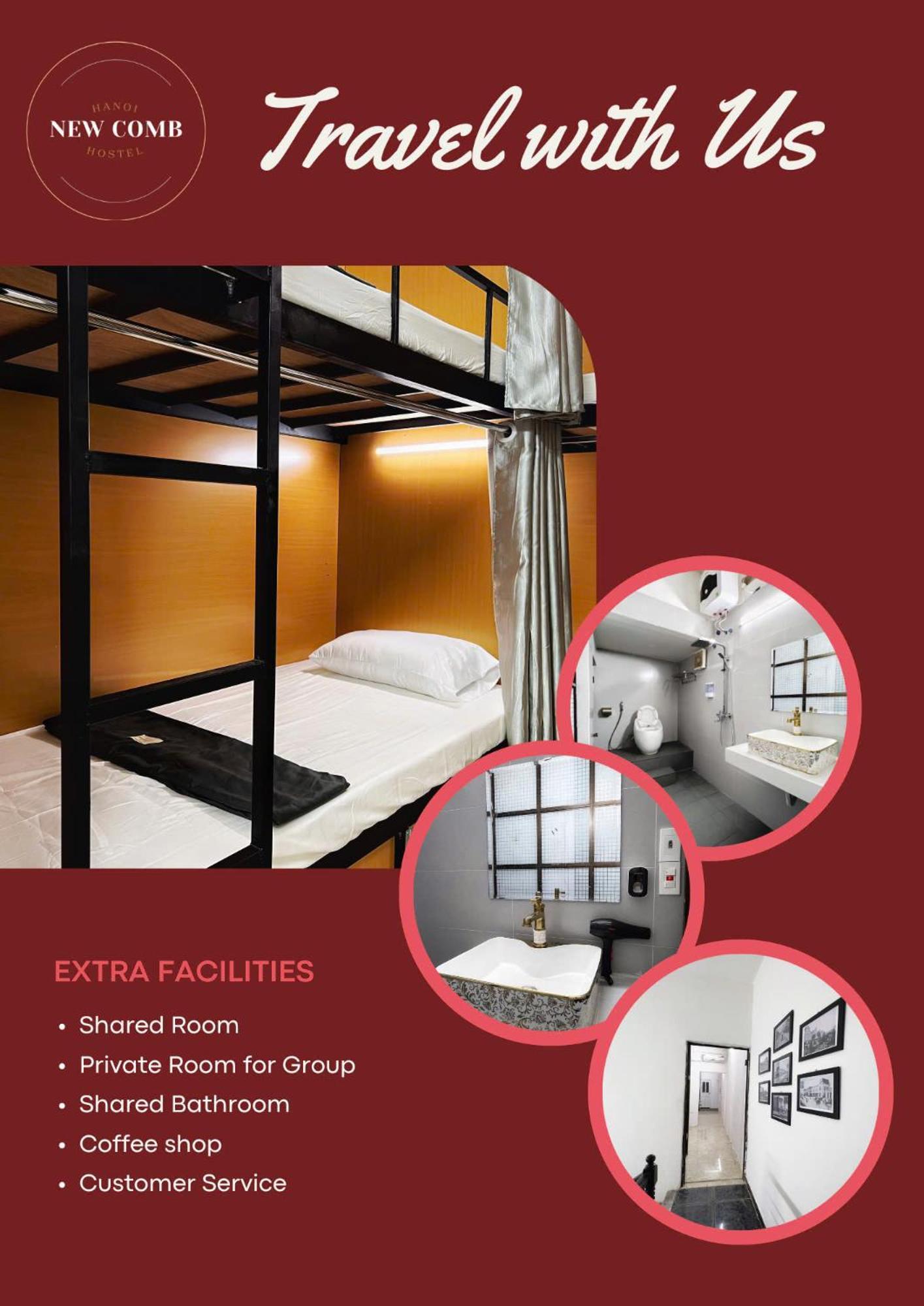 Hanoi New Comb Hostel Extérieur photo